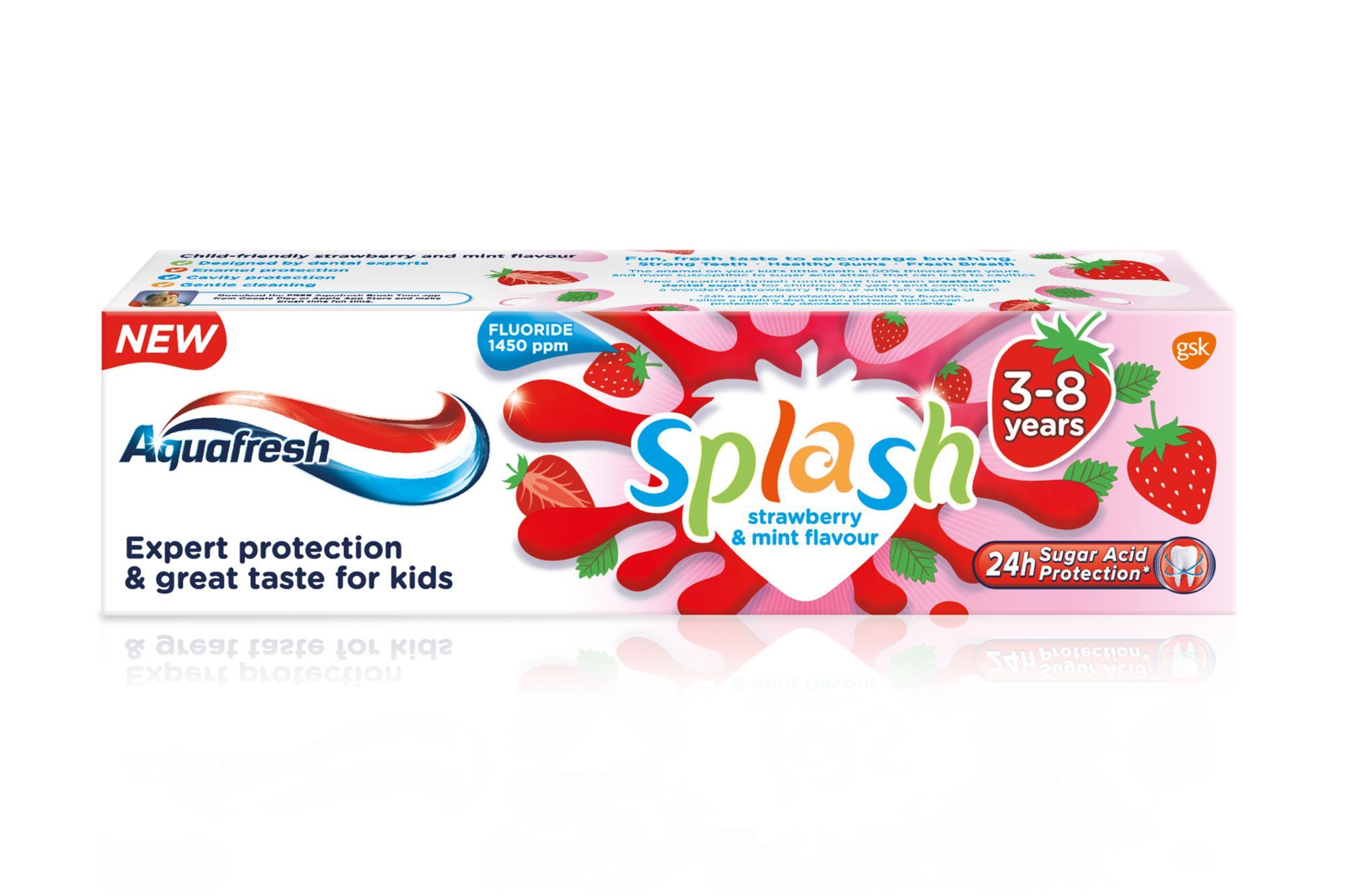 Aquafresh Kids Toothpaste Strawberry Splash 50ml