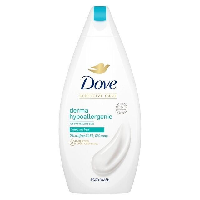Dove Body Wash 450ml Derma Hypoallergenic