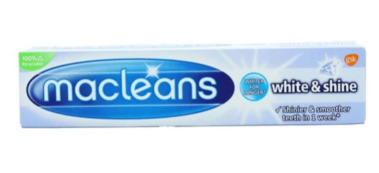 Macleans Toothpaste 100ml White & Shine